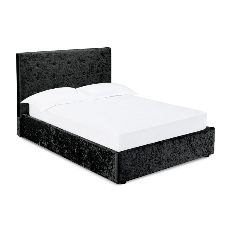 Rimini Double Bed 4ft6 1.35m - Black