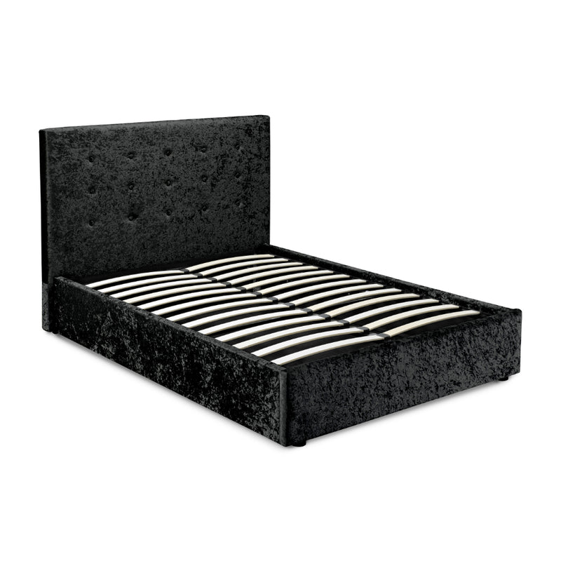 Rimini Double Bed 4ft6 1.35m - Black
