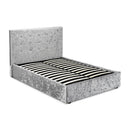 Rimini Kingsize Bed 5ft 150cm - Silver