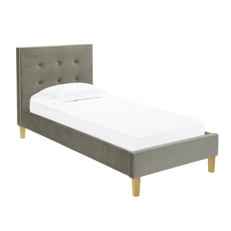 Camden Single Bed 3ft .9m - Grey