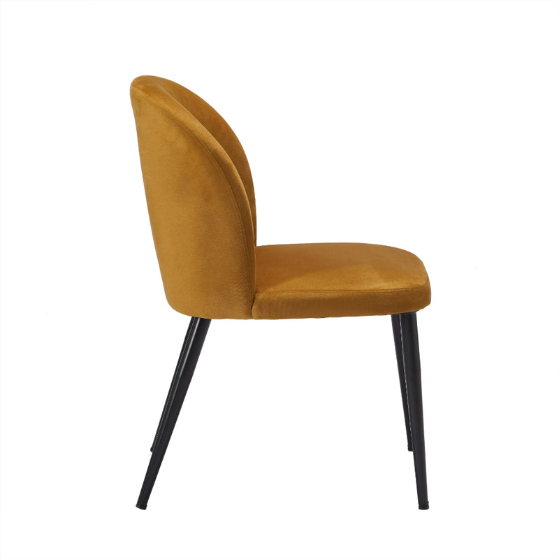 Zara Dining Chairs - Mustard - Set of 2