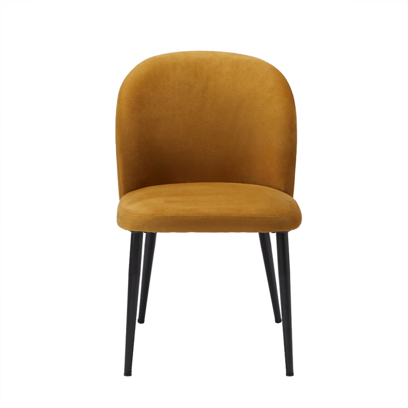 Zara Dining Chairs - Mustard - Set of 2
