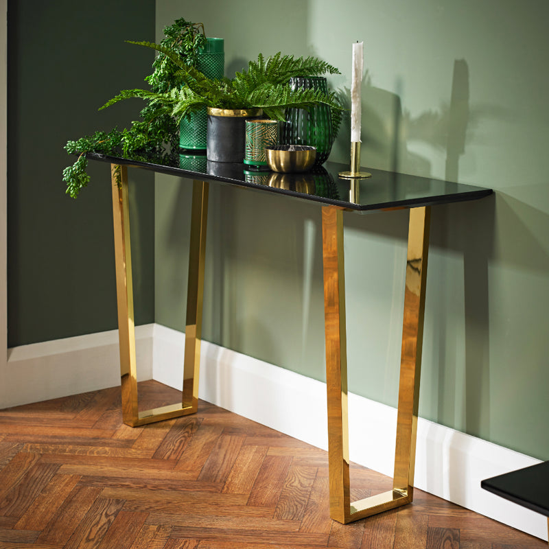 Antibes Console Table 1.2m - Black