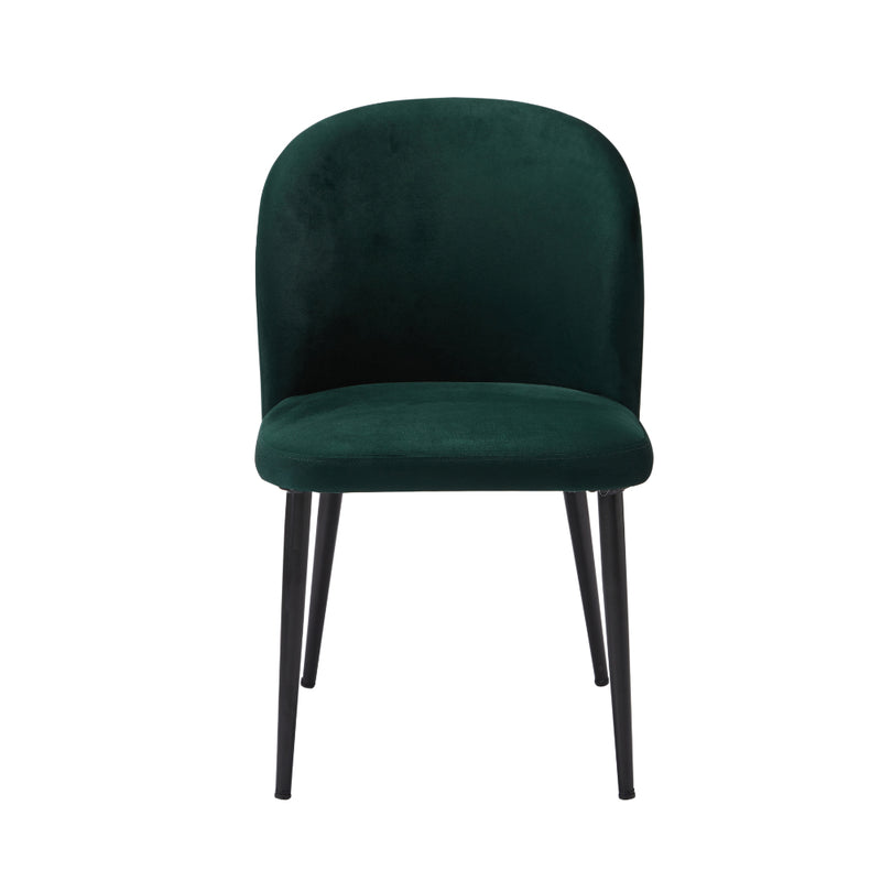 Zara Dining Chairs - Green - Set of 2