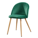 Venice Dining Chairs - Green - Set of 2