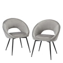 Lulu Dining Chairs - Grey - Set of 2