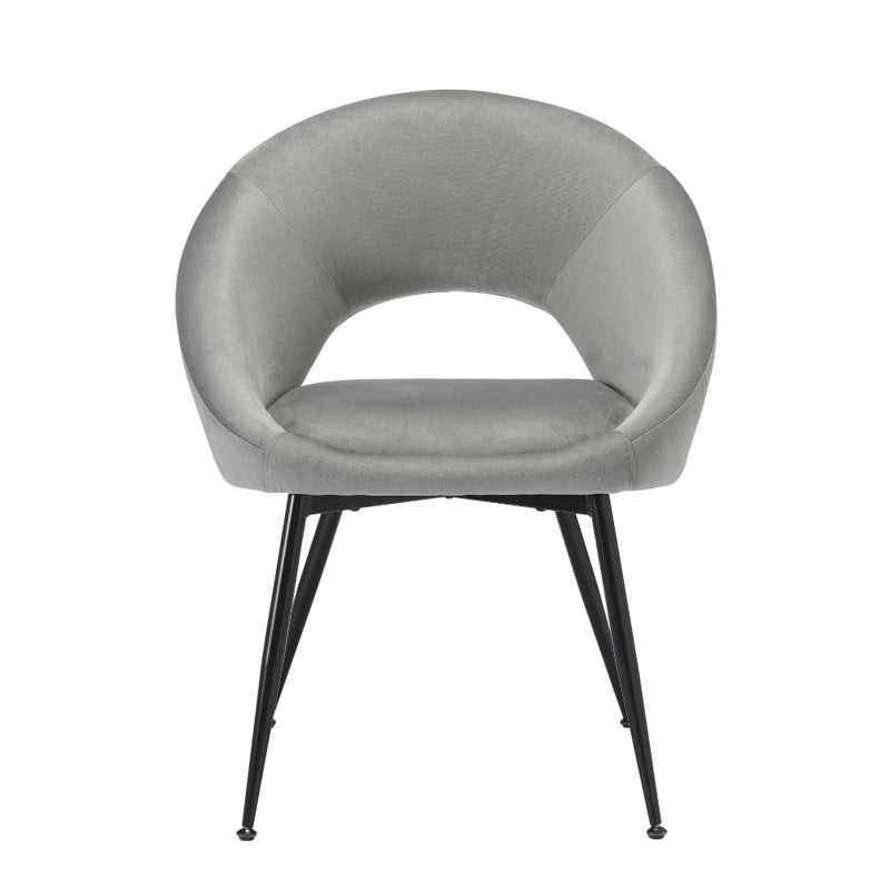 Lulu Dining Chairs - Grey - Set of 2