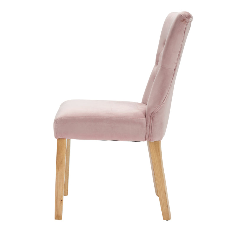 Naples Dining Chairs - Blush Pink - Set of 2