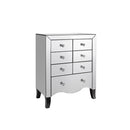 Valentina Mirrored Chest of Drawers with 7 Drawers - Mirror
