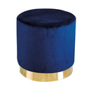 Lara Velvet Pouffe - Royal Blue