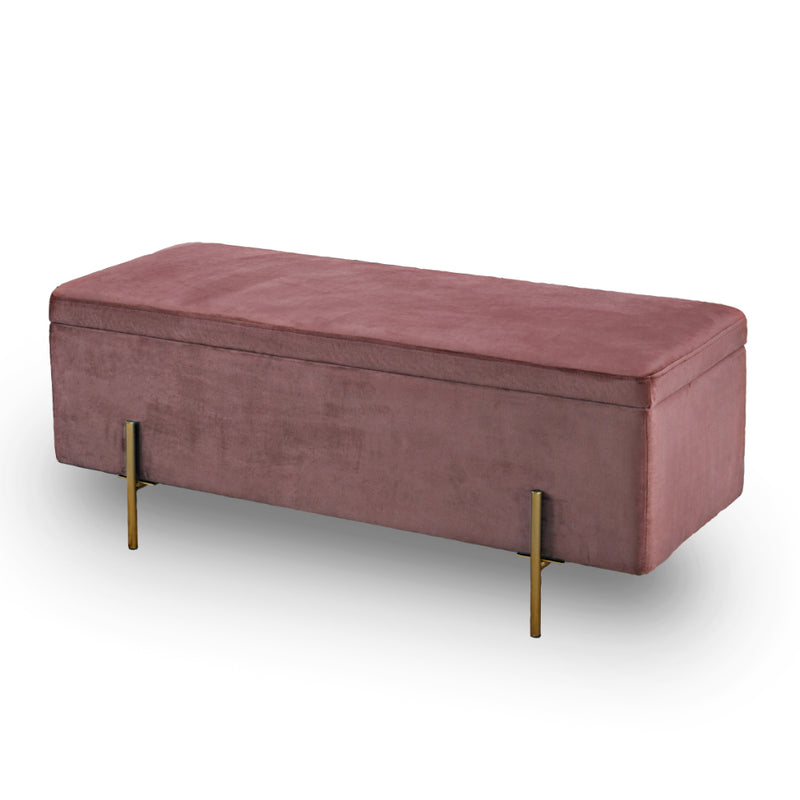 Lola Storage Ottoman 115cm - Pink