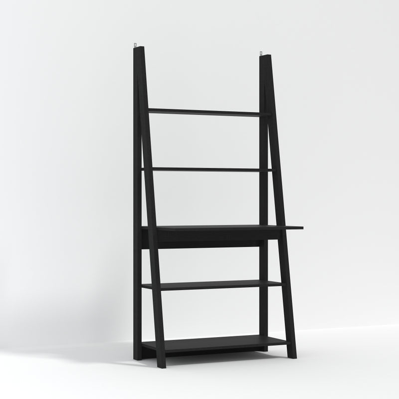 Tiva Ladder Desk 1.75m - Black