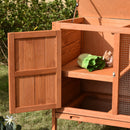 PawHut Wooden Rabbit Hutch