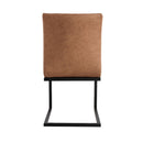 Pair of Darwen Diamond Stitch Dining Chair - Tan