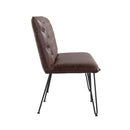 Darwen Studded Back Bench - Brown