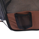 Fabric Pet Puppy Dog Cat Rabbit Pig Guinea Playpen Play Pen Run Brown Cream M