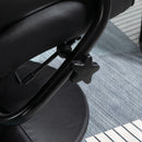 HOMCOM Massage Recliner Chair Cushioned Ottoman 10 Point Vibration Black