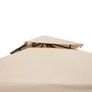 Outsunny 3x3(m) Outdoor Gazebo Patio Pavilion Canopy Tent w/ Netting & Shelf