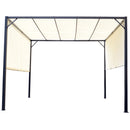 Outsunny 3 x 3m Pergola Metal Gazebo Outdoor Sun Shade Shelter Adjustable Canopy