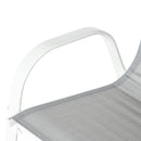 Outsunny 7 Piece Garden Dining Set w/ Dining Table and Chairs for Backyard Grey