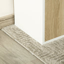 HOMCOM 2 Door 4 Shelves Bookcase Wooden Storage Cabinet Display Unit White Oak