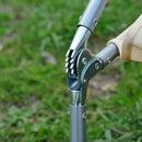 Outsunny Adjustable Sun Bed Garden Lounger Recliner Relaxing Camping Beige