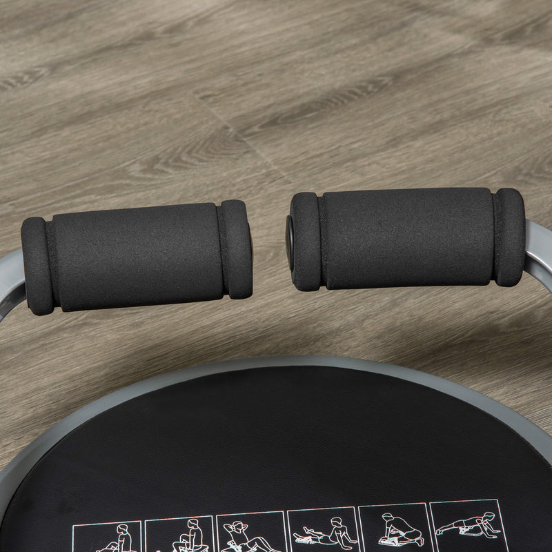 HOMCOM Ab Machine, Abs Trainer, Whole Body Exercise Equipment for Home Gym