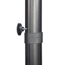 Outsunny 2.7 x 2.7 m Cantilever Parasol Garden Umbrella w/ Cross Base White