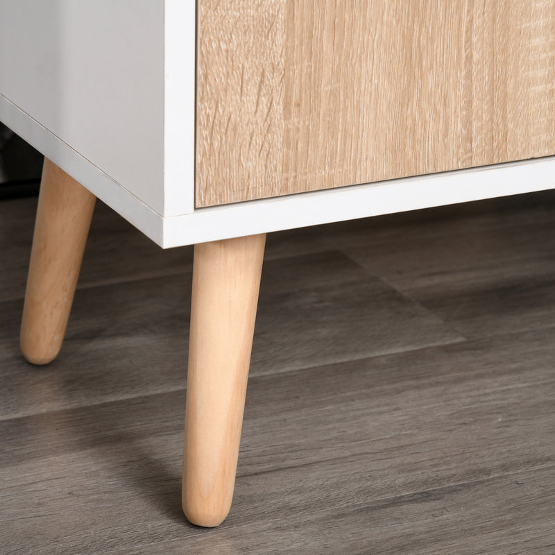 HOMCOM Storage Cabinet Floor Standing Sideboard with Drawer Kitchen, Living Room