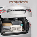 HOMCOM 20-Pair Portable Shoe Cabinet, Folding Shoe Storage Organizer for Hallway