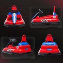 HOMCOM 6V Kids Bumper Car, 360-Degree Rotation Waltzer Car w/ 2 Speeds - Red