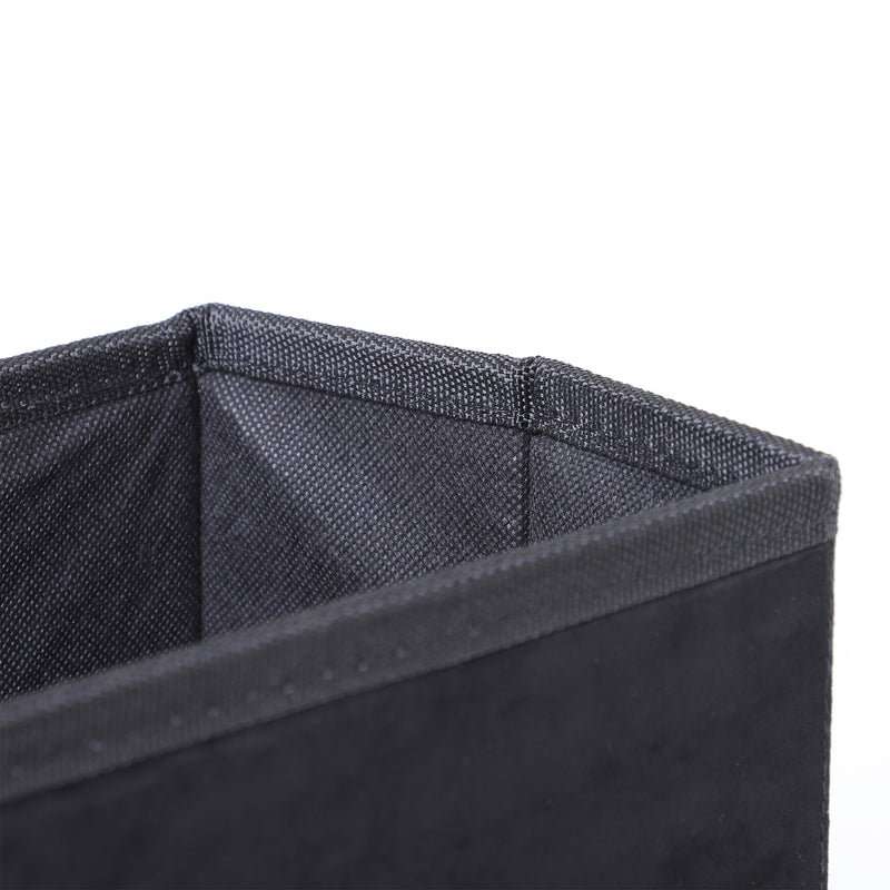 PawHut 3 Step Pet Stairs Portable Mobility Assistance w/ Washable Cover Black
