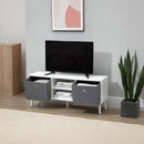 HOMCOM Modern TV Cabinet Stand w/ Shelves & Drawers, Living Room Bedroom