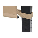 Outsunny Outdoor Retractable Gazebo Overhead Backyard Shade Sun Shelter Steel