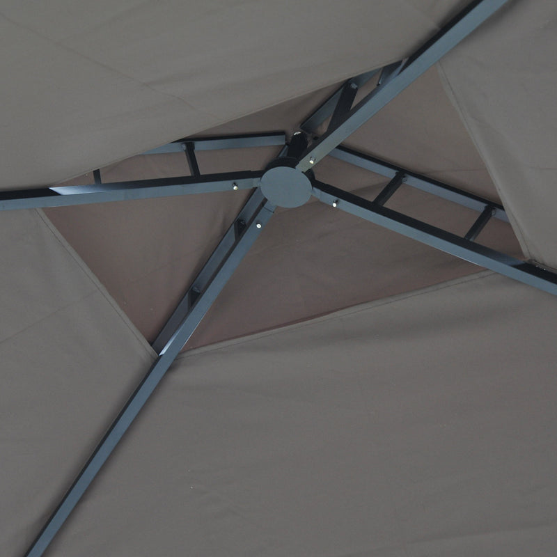 Outsunny 2.5x1.5m BBQ Tent Canopy Patio Outdoor Awning Gazebo Party Sun Shelter