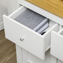 HOMCOM Sideboard Storage Cabinet Freestanding Kitchen Cupboard with Drawers