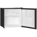 HOMCOM 46L Counter Top Fridge with Chiller Box Mini Fridge for Bedrooms Black