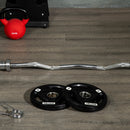 SPORTNOW Olympic Weight Plates For 2'' Barbell Bar With Tri Grips, 2 X 5kg