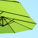 Outsunny 4.6M Garden Patio Umbrella Canopy Parasol Sun Shade w/o Base Green