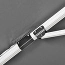 Outsunny 3 x 3(m) Cantilever Roma Parasol Garden Umbrella with Cross Base Grey