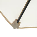 Outsunny 2.8m Patio Umbrella Parasol Outdoor Table Umbrella 6 Ribs Off-White