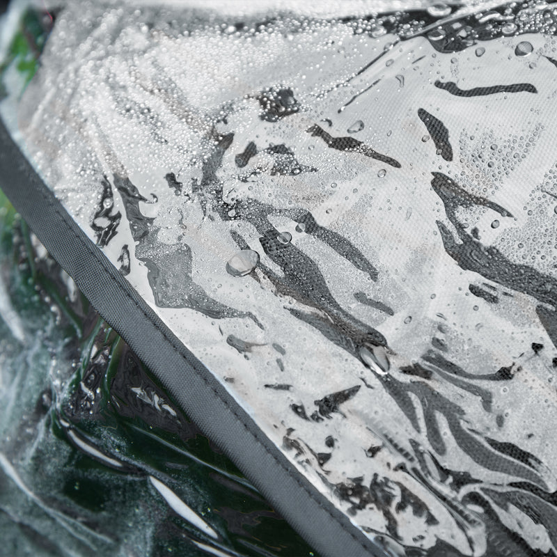 PawHut Detachable Pet Stroller with Rain Cover for Small and Tiny Dogs, Black