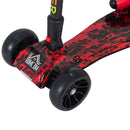 HOMCOM Child Wheel E-Scooter Light Music Water Spray Rechargeable 3-6 Yrs Red