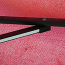 Outsunny 3(m) LED Patio Banana Umbrella Cantilever Parasol w/ Crank, Red