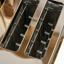 HOMCOM Kettle And Toaster Set 1.7L Rapid Boil Kettle & 4 Slice Toaster White