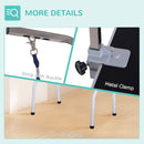 PawHut Foldable Dog Grooming Table Adjustable Arm for Small Dogs 81x49x80 cm