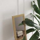 HOMCOM Full Length Mirror, Farmhouse Wall Mirror, Hanging & Freestanding
