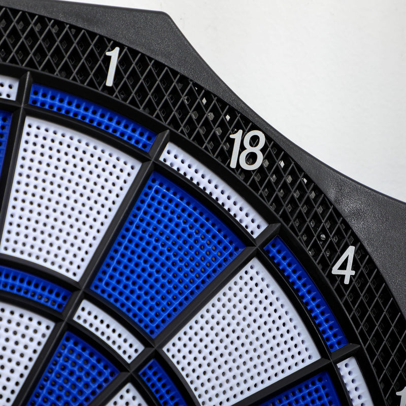 SPORTNOW Electronic Dartboard Set with Cabinet, 31 Games, for 8 Players