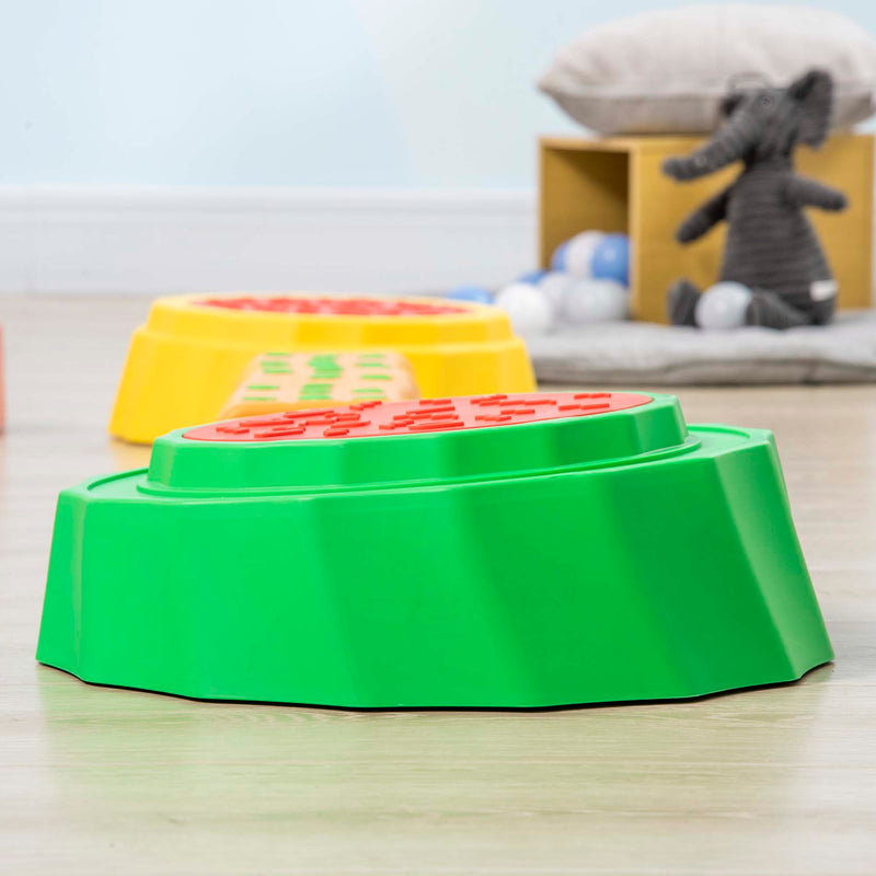Outsunny Eight-Piece Kids Stepping Stones w/ Non-Slip Surface & Bottom, for Kids
