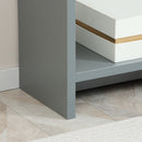 HOMCOM Console Tables, Hallway Table w/ Drawers and Shelf for Living Room,Grey